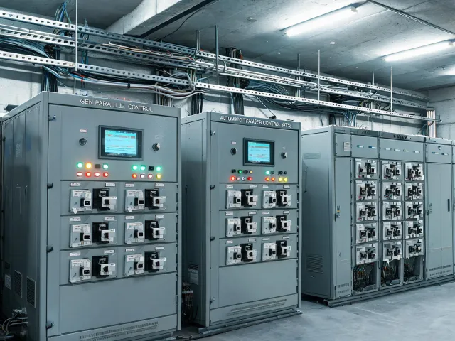 Generator control and transfer equipment